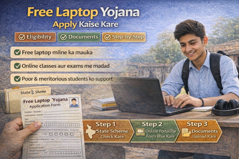 Free Laptop Yojana Apply Kaise Kare
