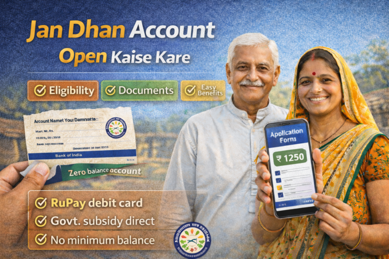 Jan Dhan Account Open Kaise Kare