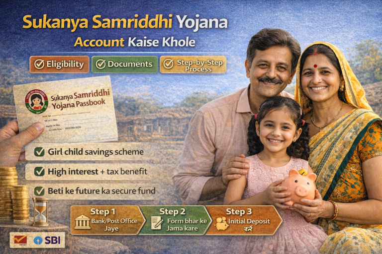 Sukanya Samriddhi Yojana Account Kaise Khole