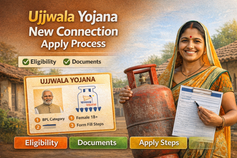 Ujjwala Yojana New Connection Apply Process – Gas Connection Kaise Le
